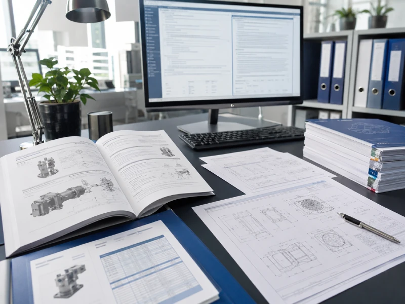 Technical manuals, engineering drawings and product specifications prepared for multilingual translation review.